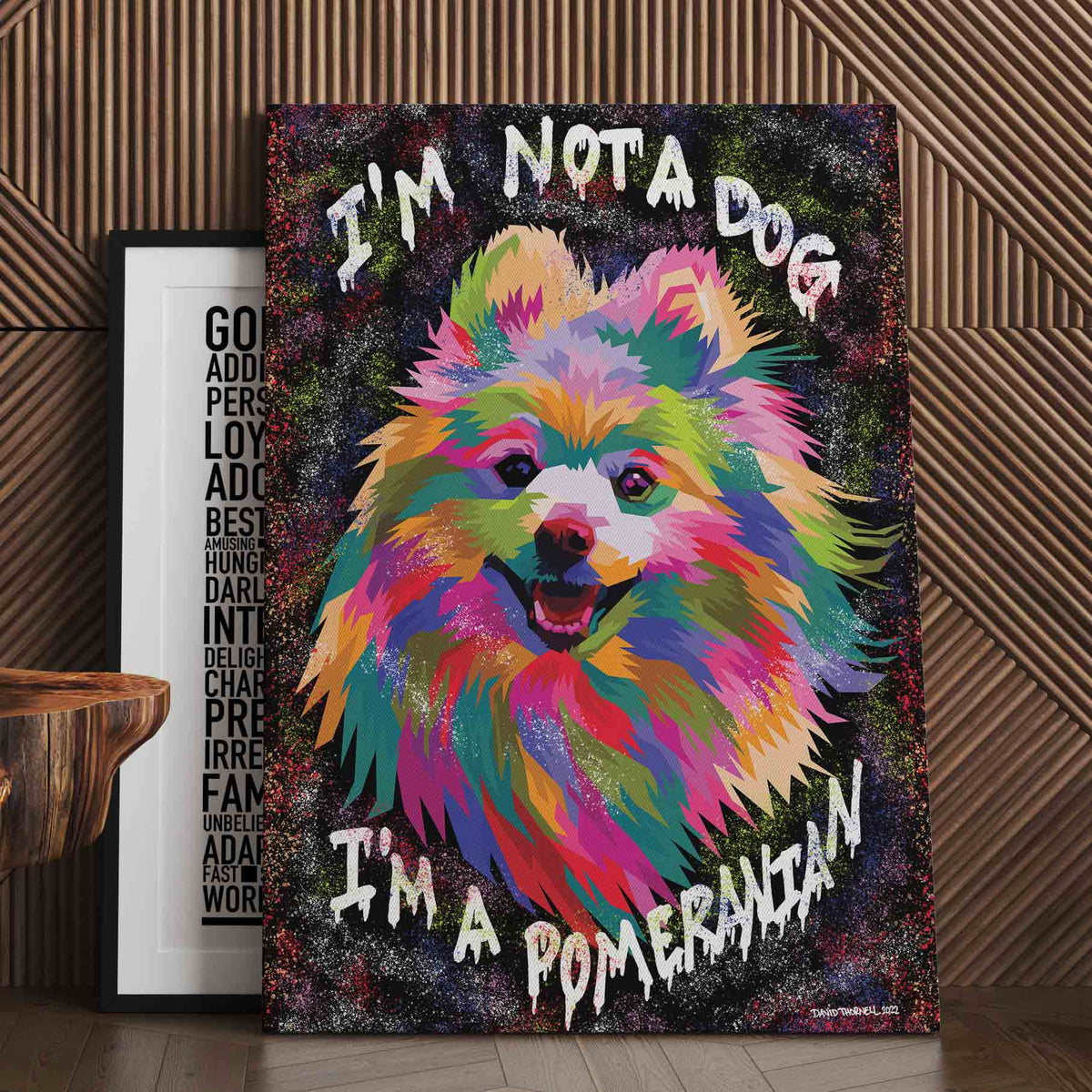 Pomeranian Art Canvas