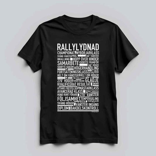 Rallylydnad Text T-shirt