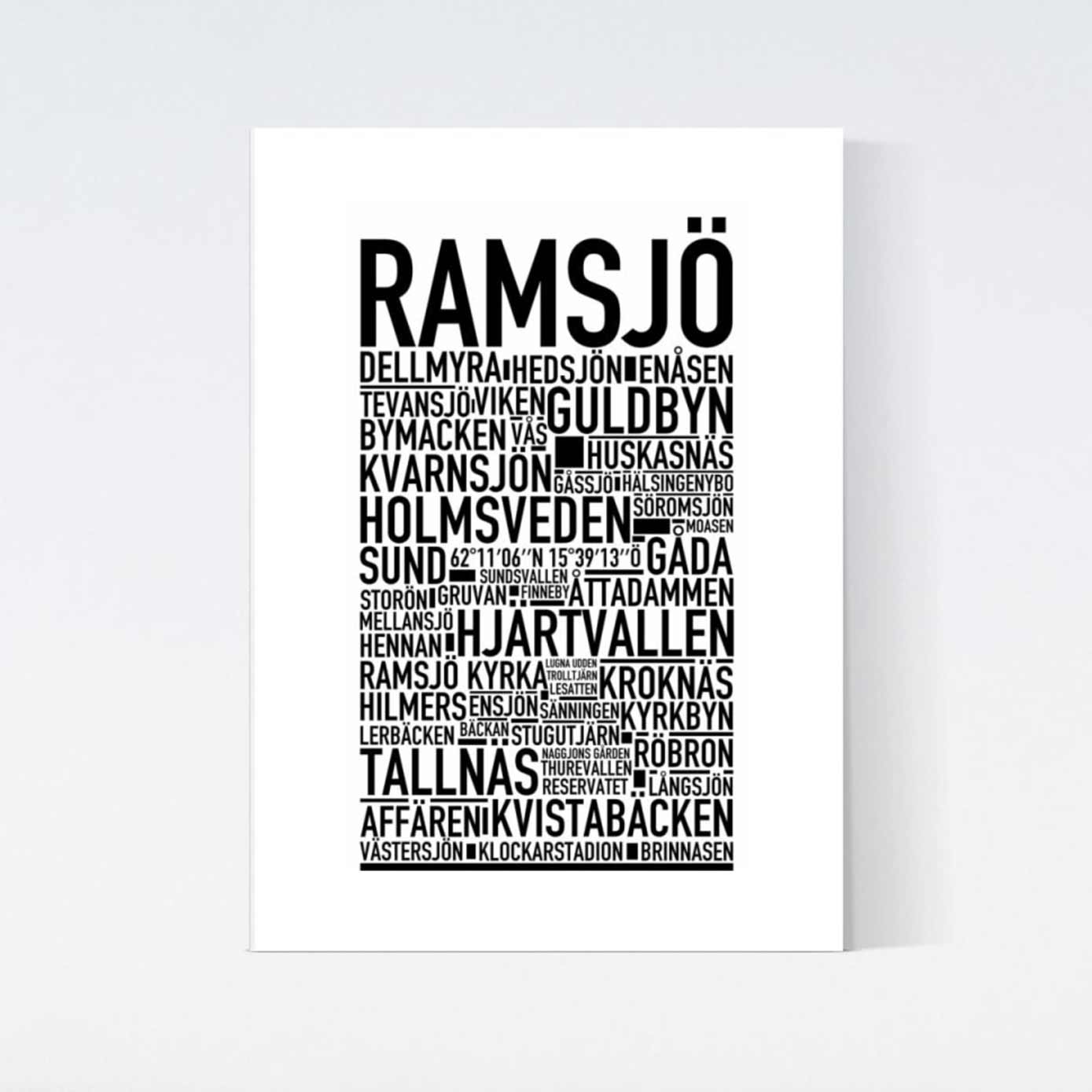 Ramsjö Text Poster