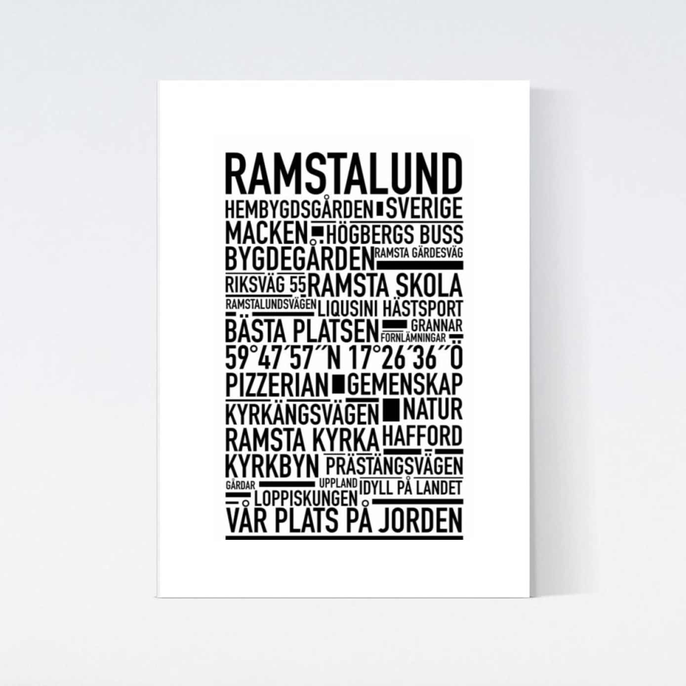 Ramstalund Text Poster