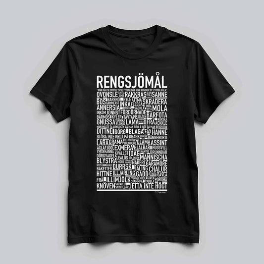 Regnsjömål Dialekt Text T-shirt