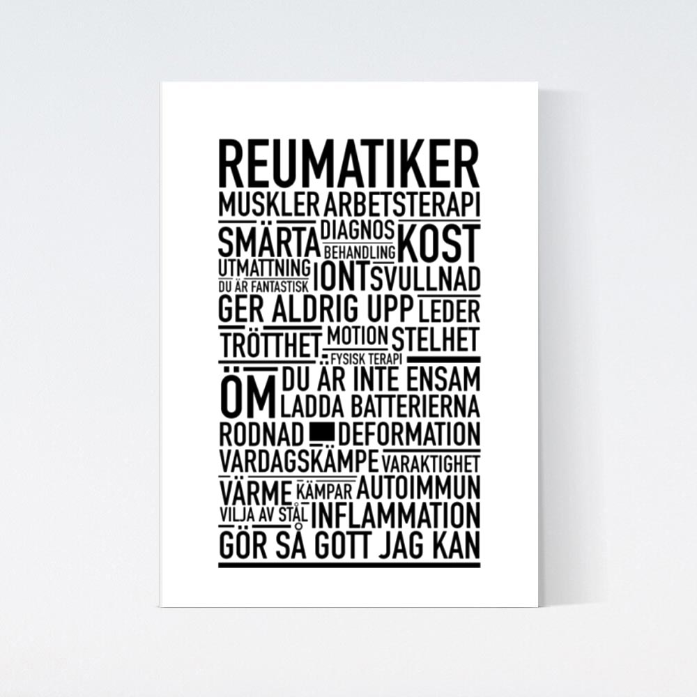Reumatiker Text Poster