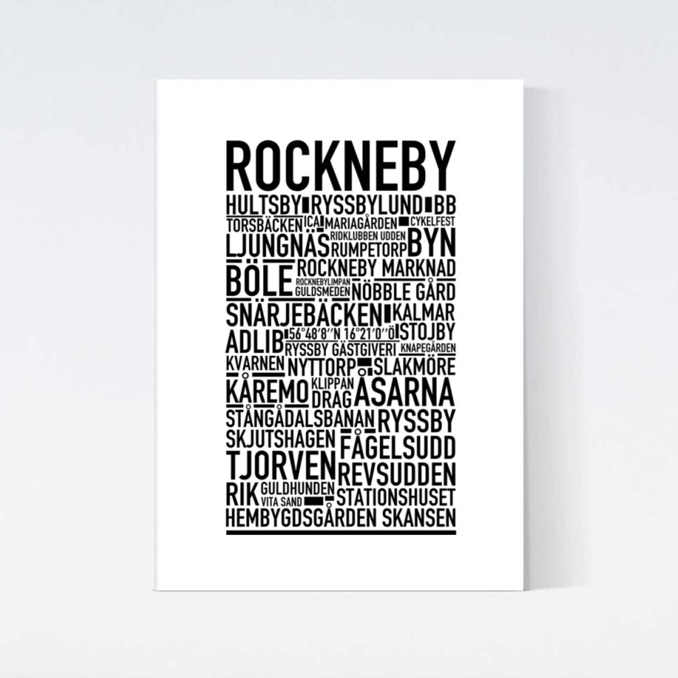 Rockneby Text Poster
