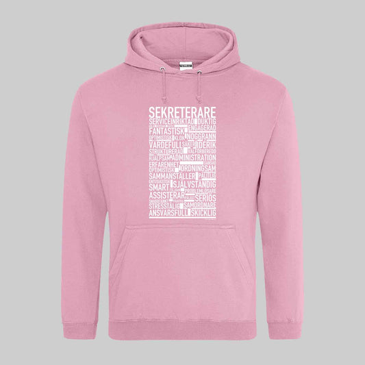 Sekreterare Text Hoodie