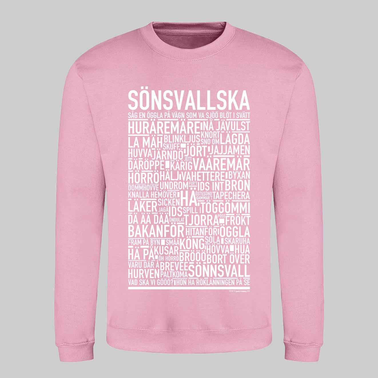 Sönsvallska Dialekt Text Sweatshirt