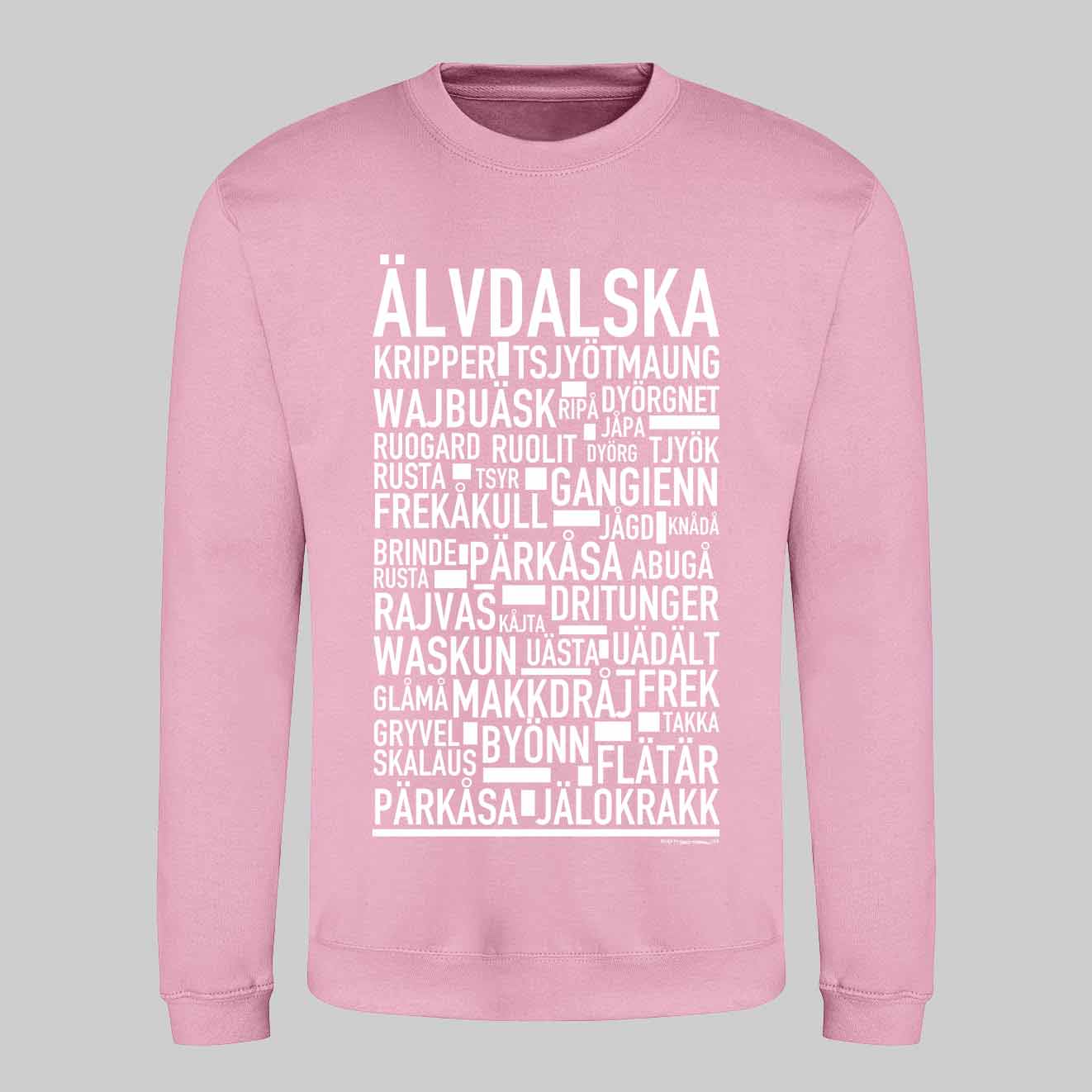 Älvdalska Dialekt Text Sweatshirt