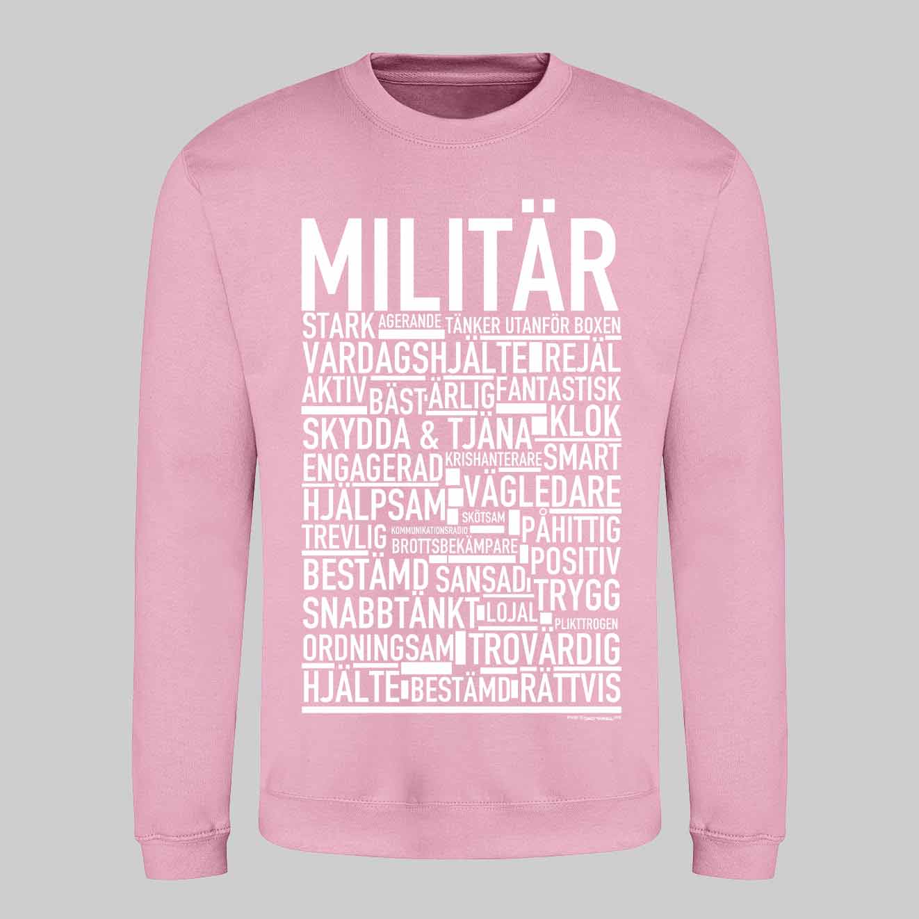 Militär Text Sweatshirt