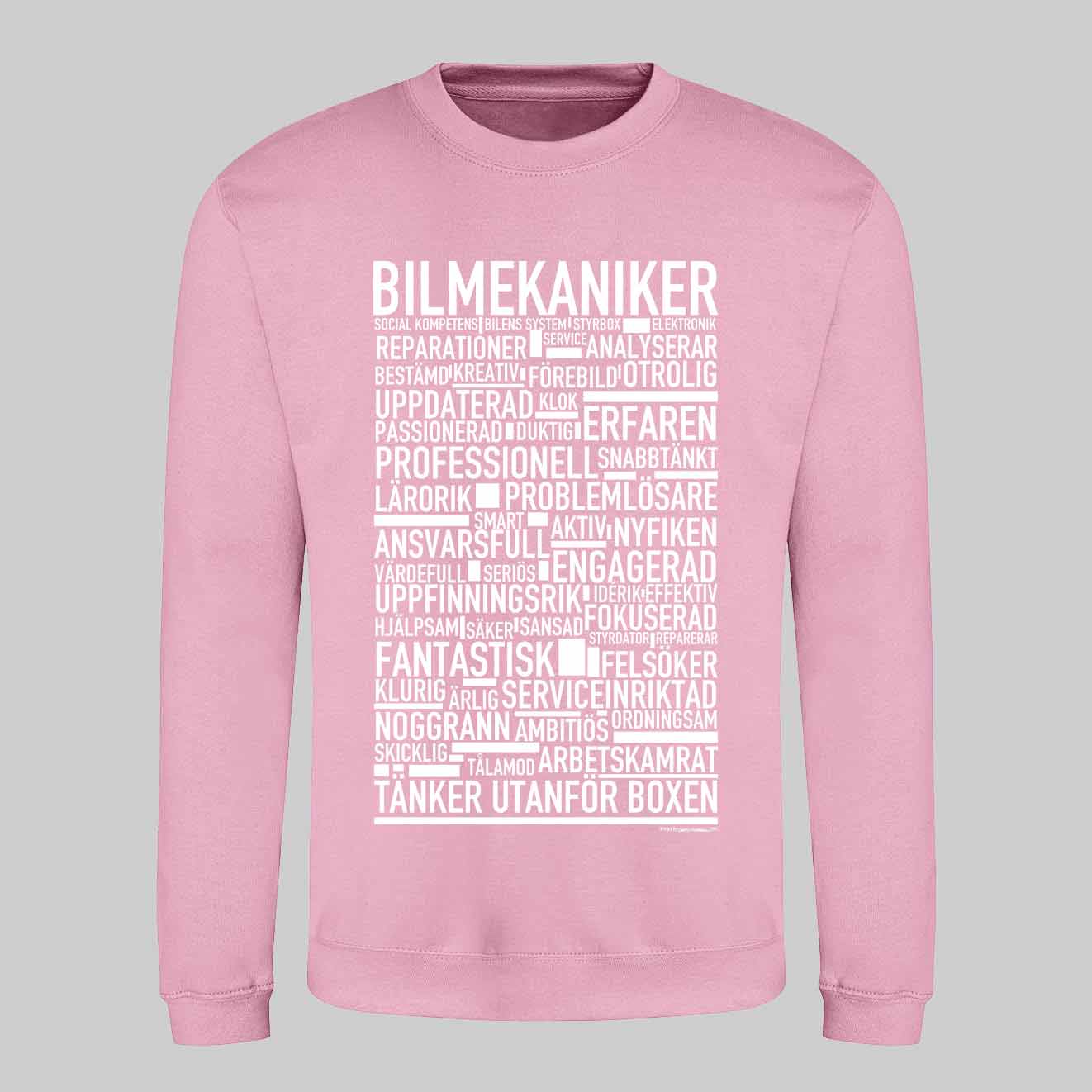 Bilmekaniker Text Sweatshirt