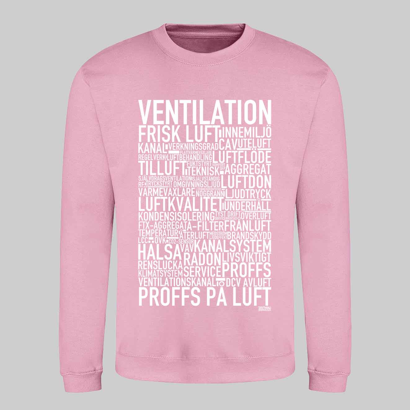 Ventilation Text Sweatshirt