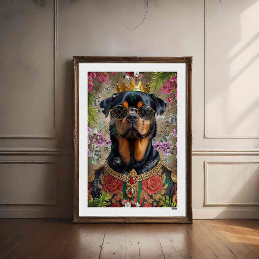 Royal Rottweiler Poster