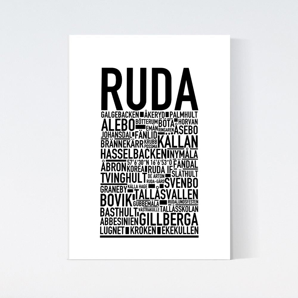 Ruda Text Poster