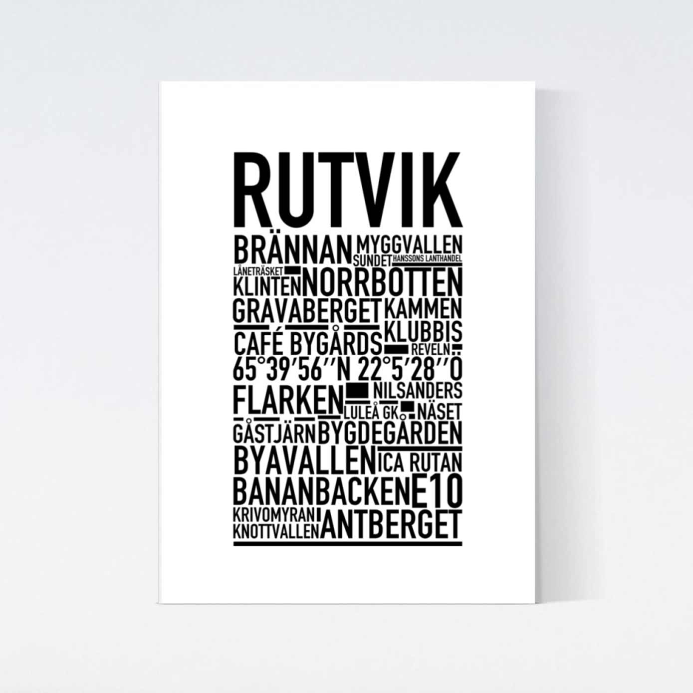 Rutvik Text Poster