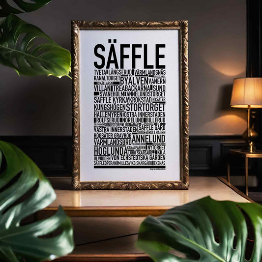 Säffle Text Poster