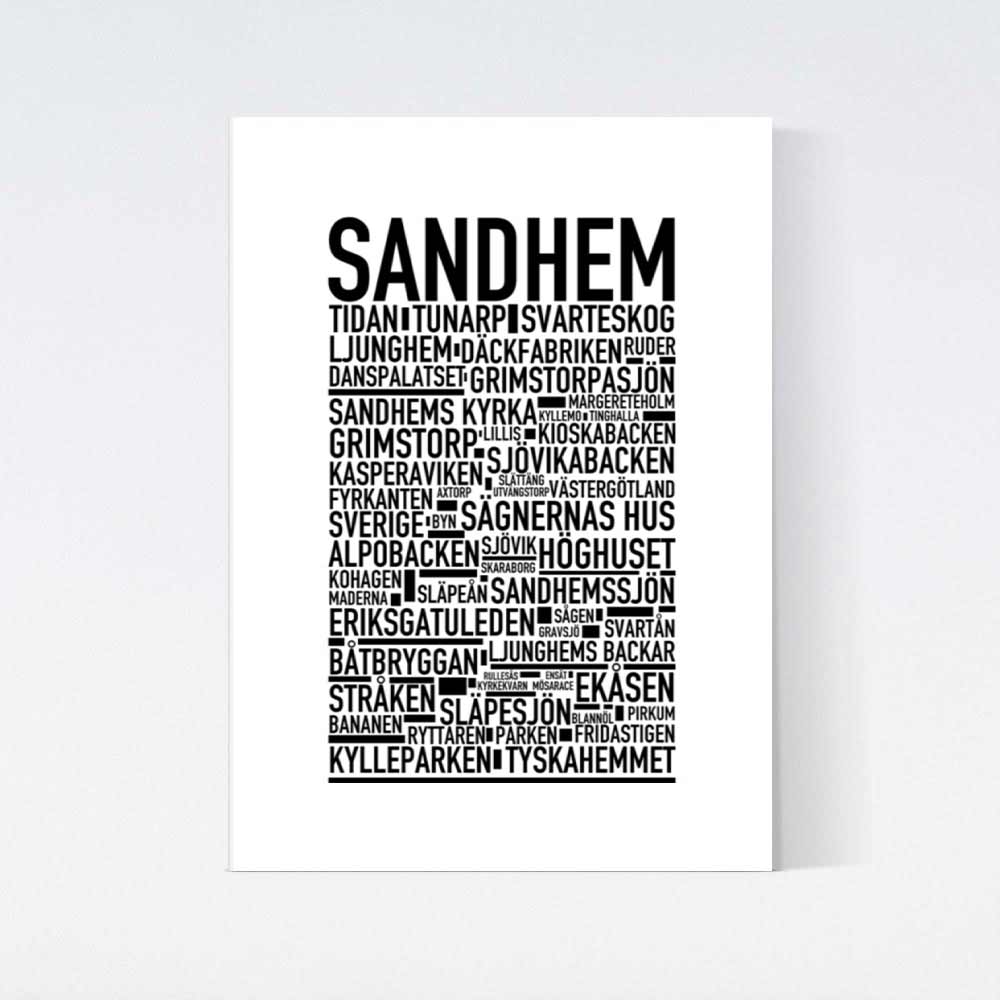 Sandhem Text Poster