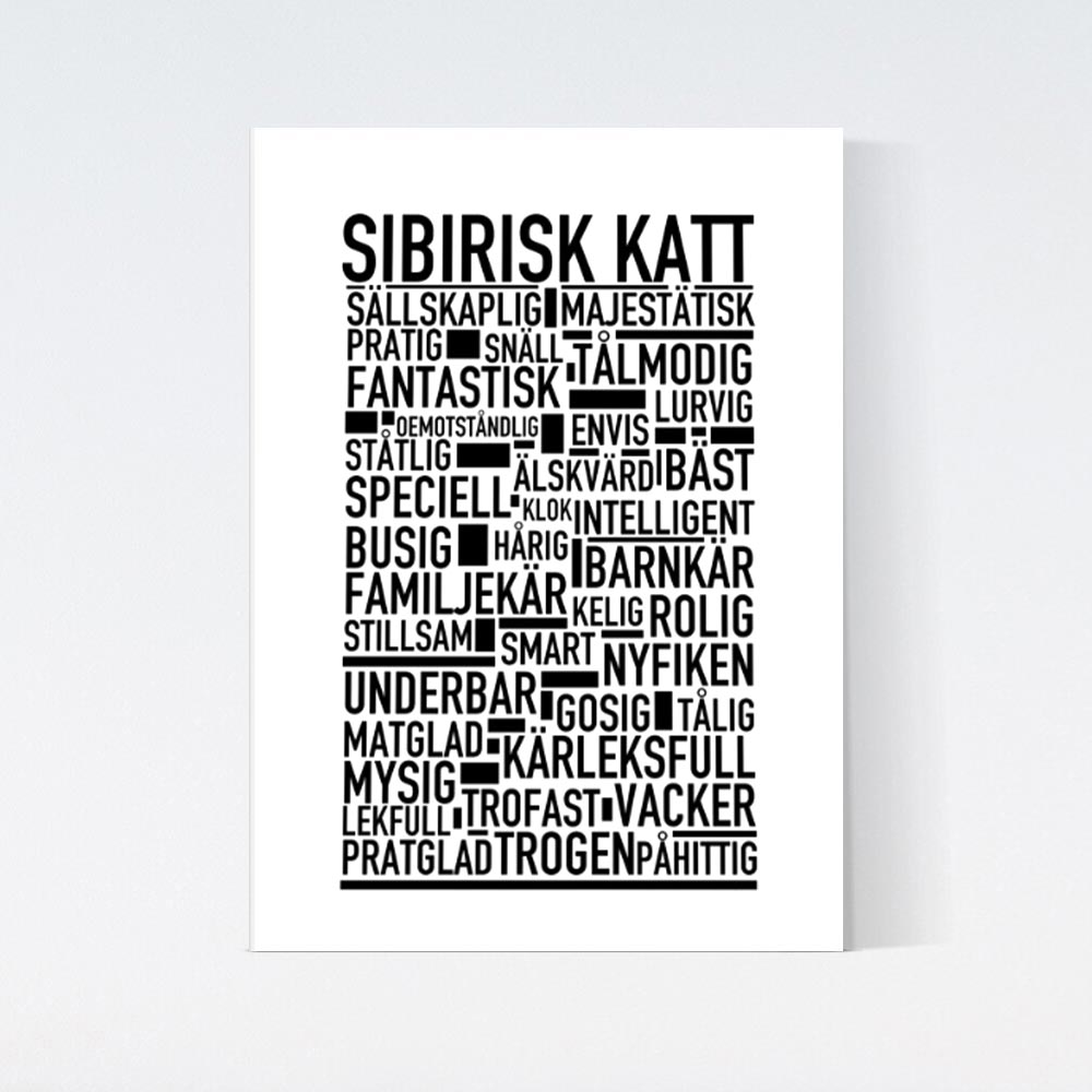 Sibirisk Katt Poster