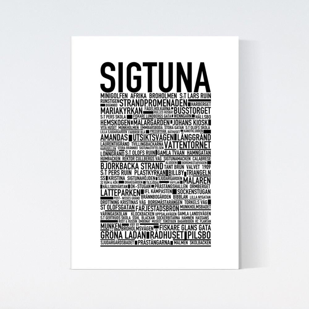 Sigtuna Text Poster