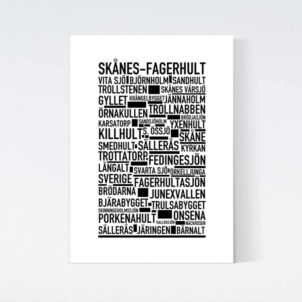 Skånes-Fagerhult Text Poster