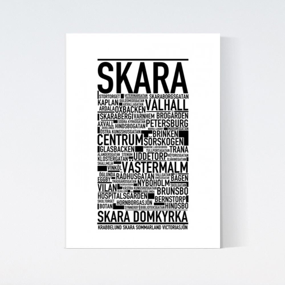 Skara Text Poster