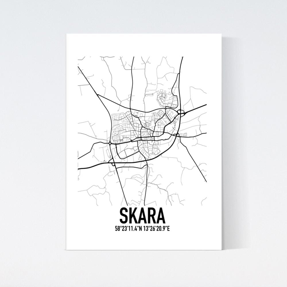 Skara Karta Poster