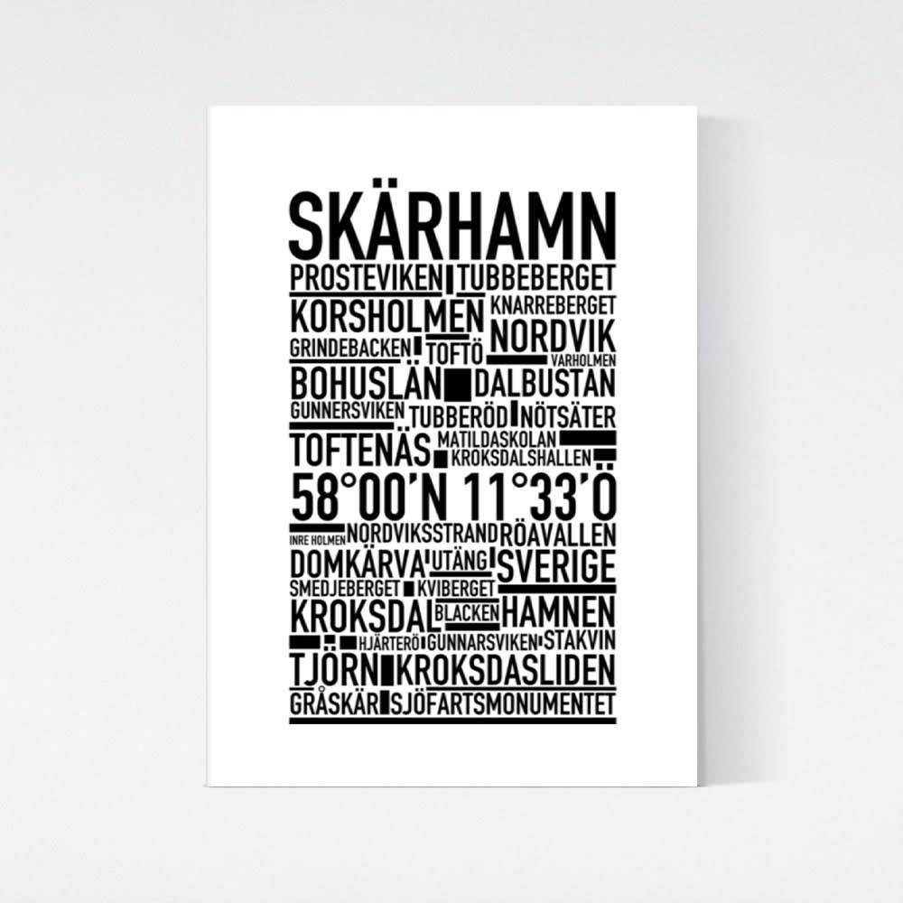 Skärhamn Text Poster