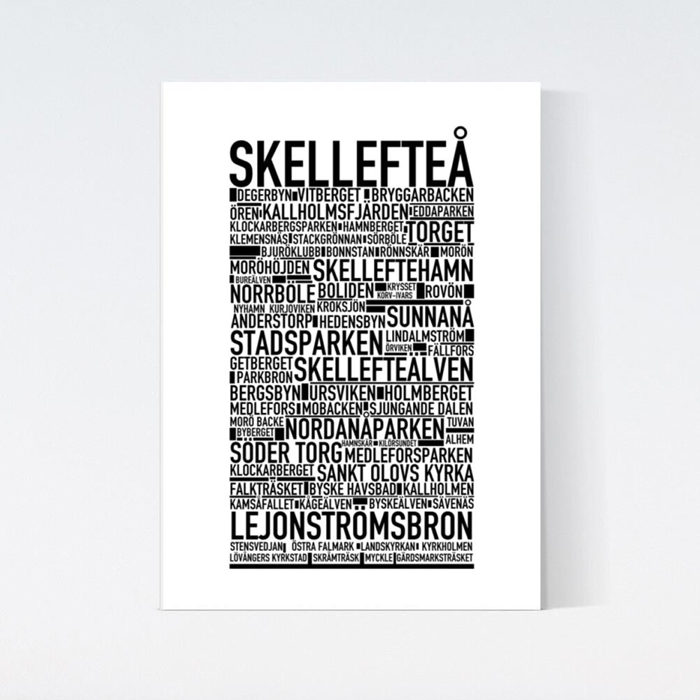 Skellefteå Text Poster