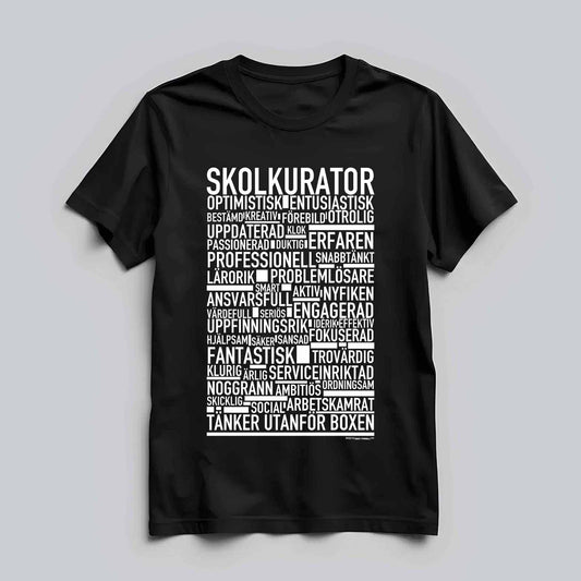 Skolkurator Text T-shirt