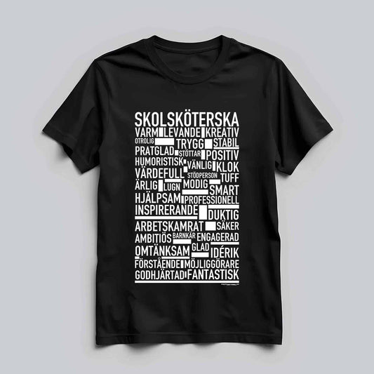 Skolsköterska Text T-shirt