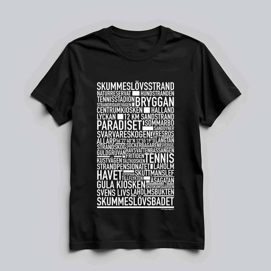 Skummeslövsstrand Text T-shirt
