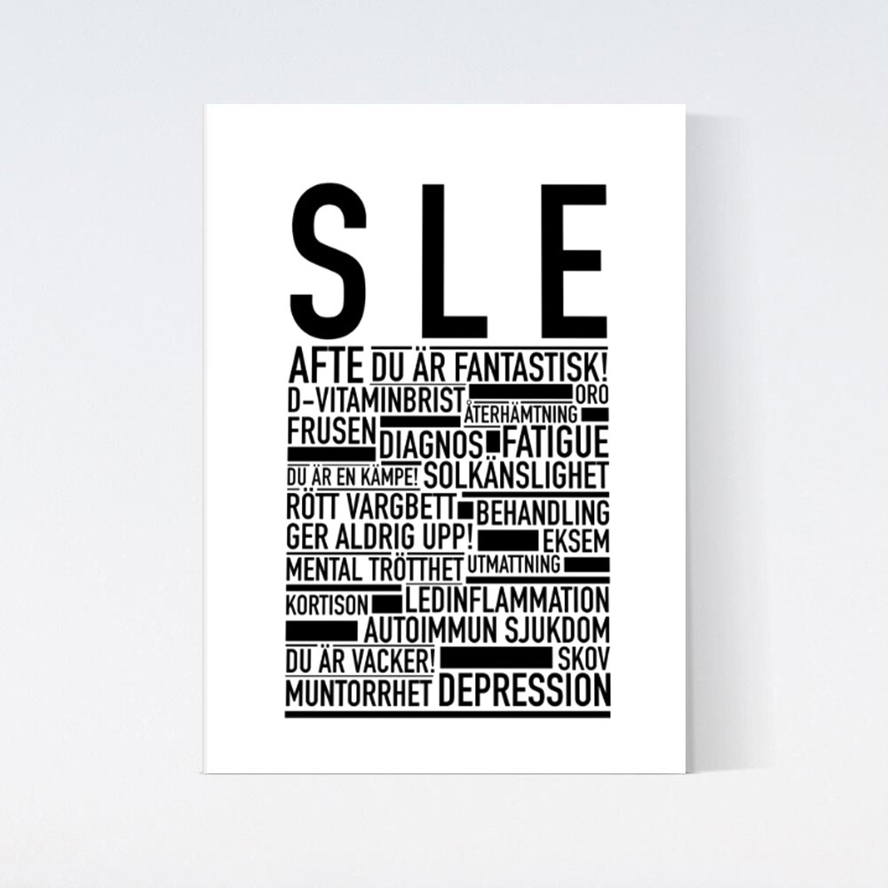 SLE Text Poster