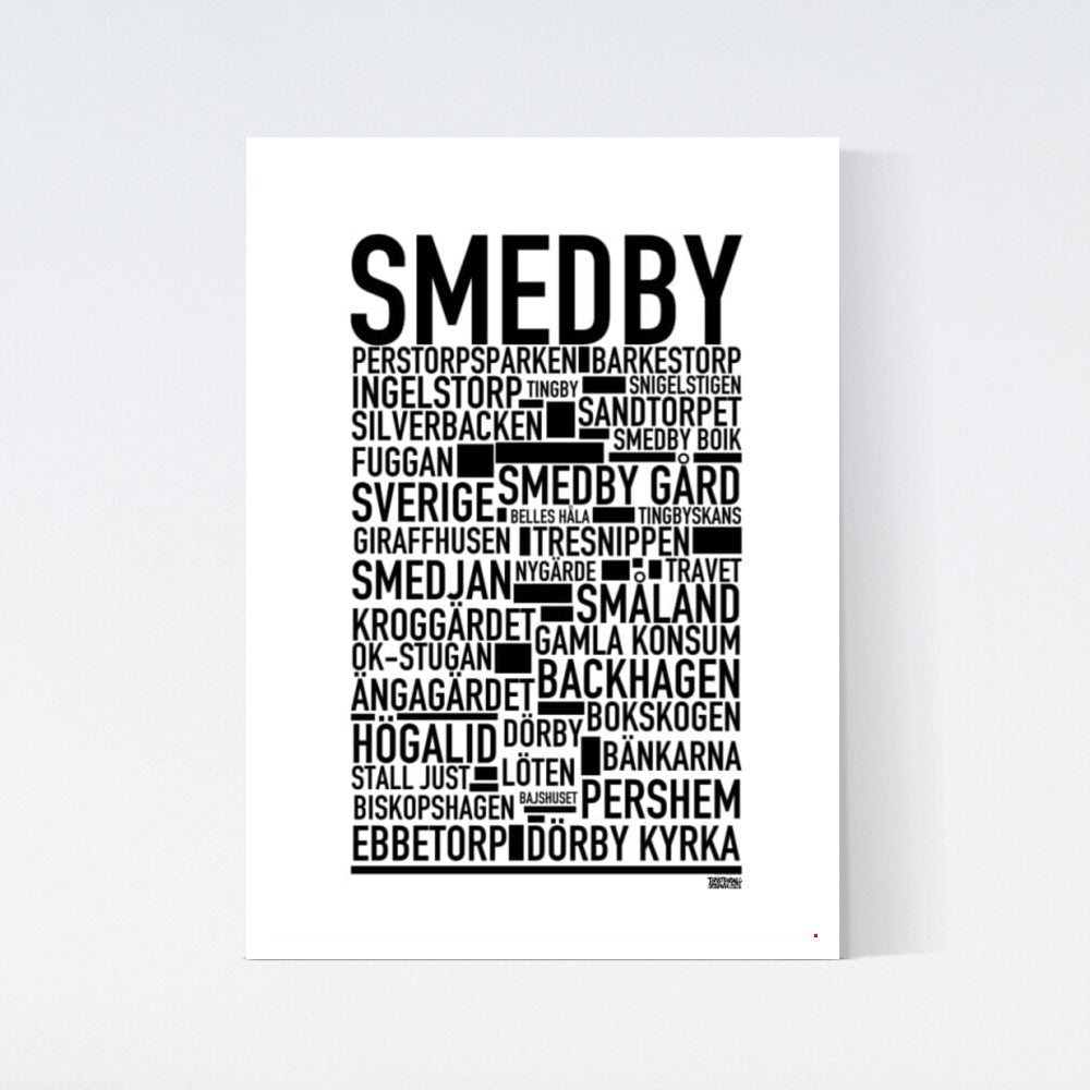 Smedby Text Poster