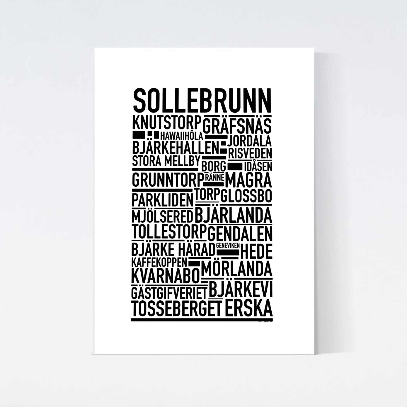 Sollebrunn Text Poster