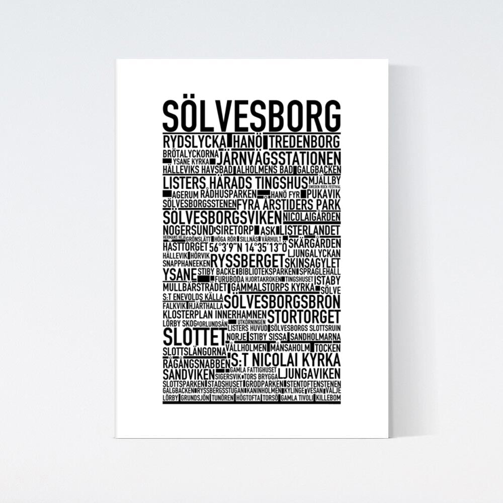 Sölvesborg Text Poster