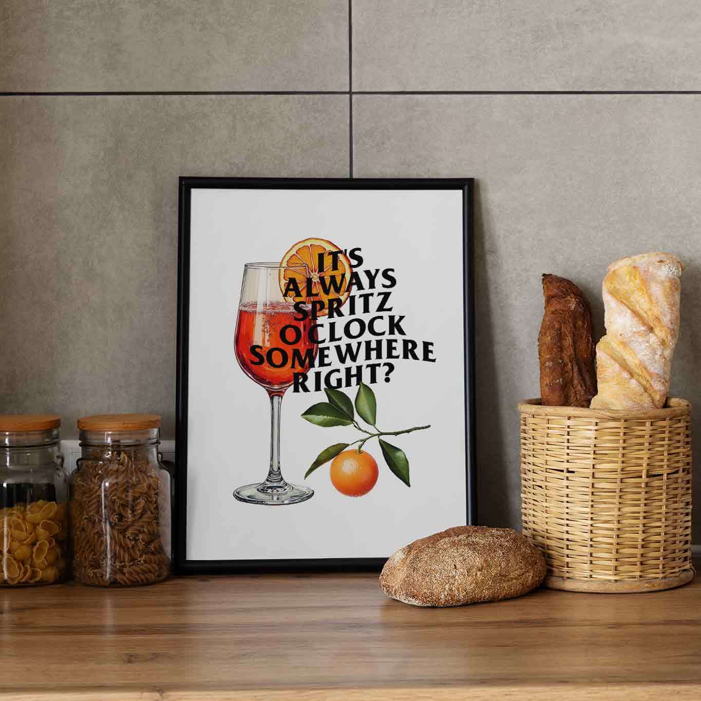 Spritz O'Clock Somewhere Poster