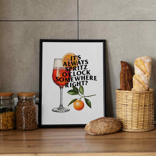 Spritz O'Clock Somewhere Poster