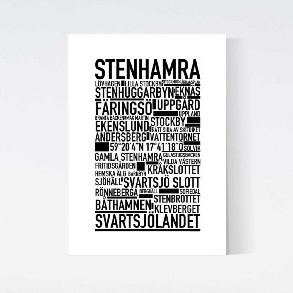 Stenhamra Text Poster