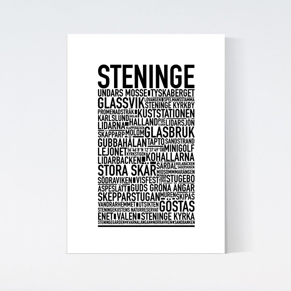 Steninge Text Poster