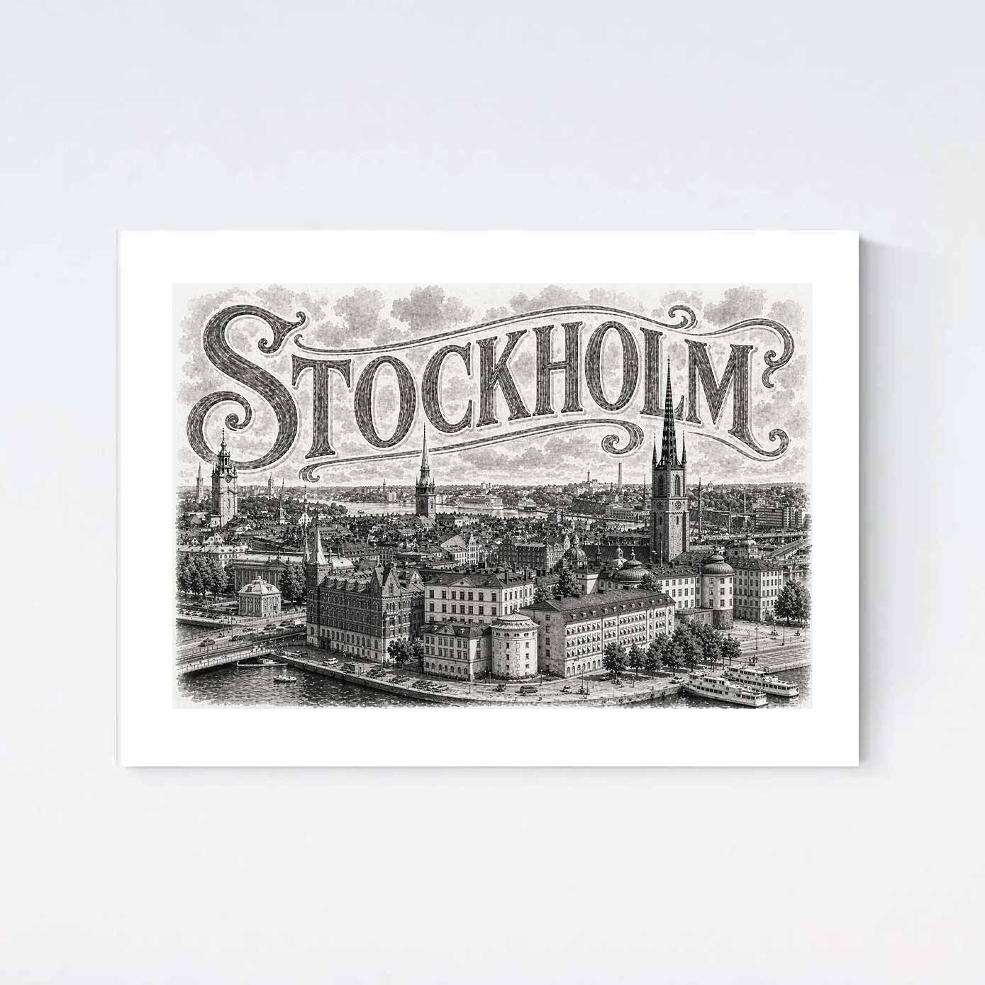 Stockholm Nostalgi Poster