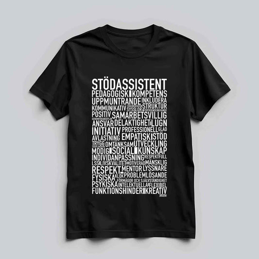 Stödassistent 2025 Text T-shirt