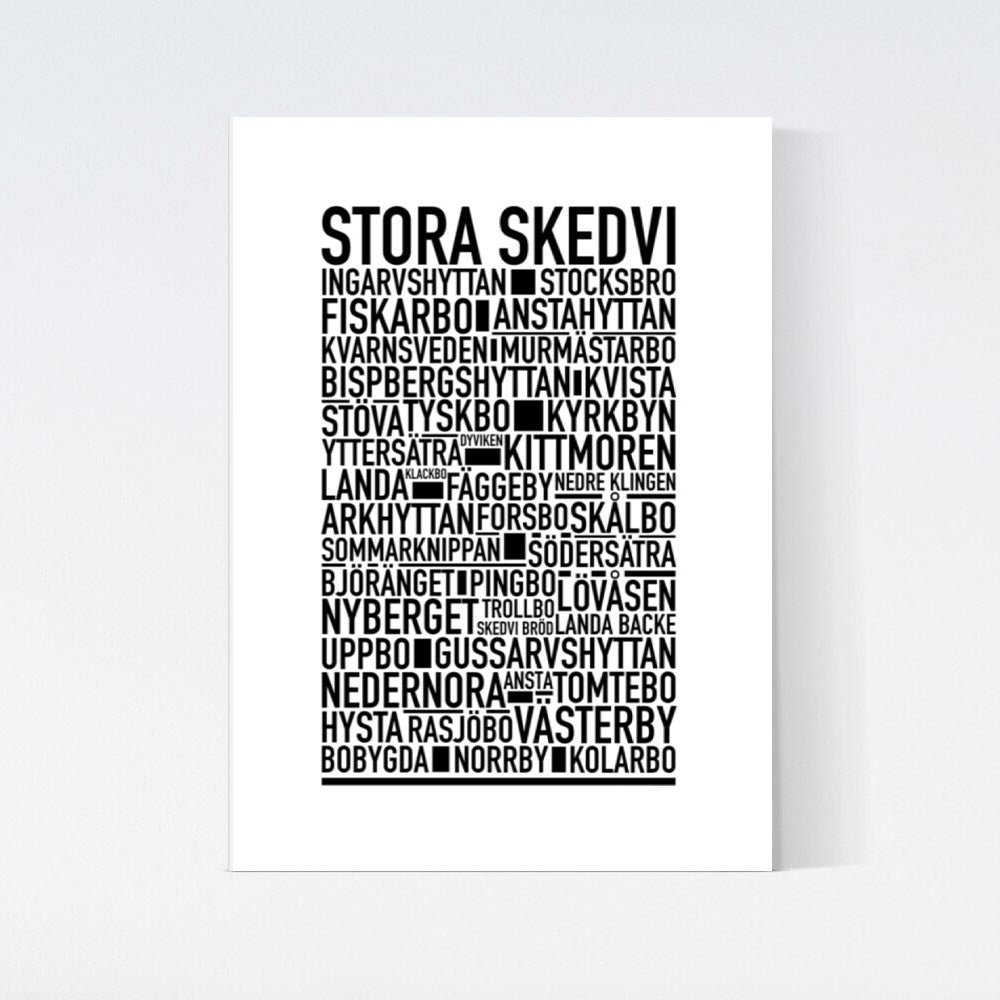 Stora Skedevi Text Poster