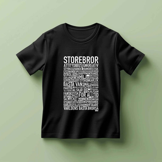 Storebror Text Barn T-shirt