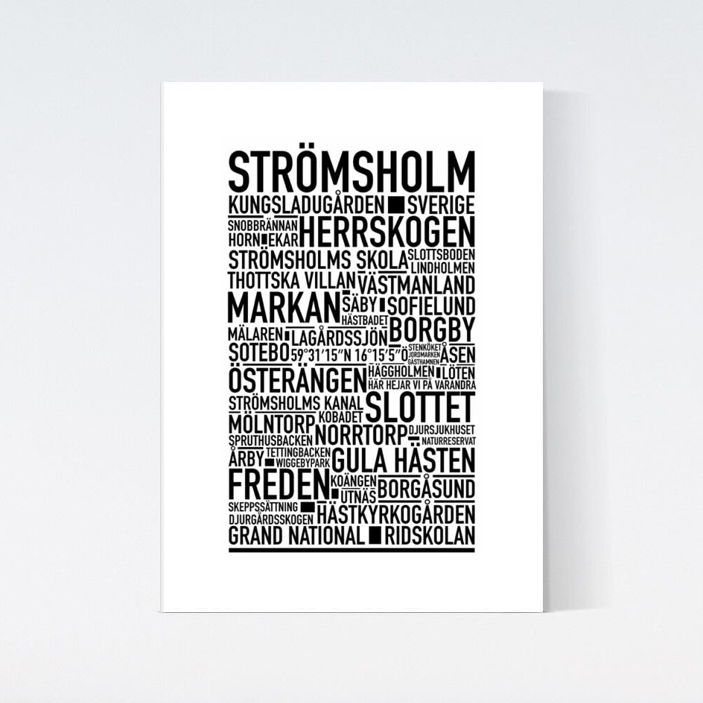 Strömsholm Text Poster