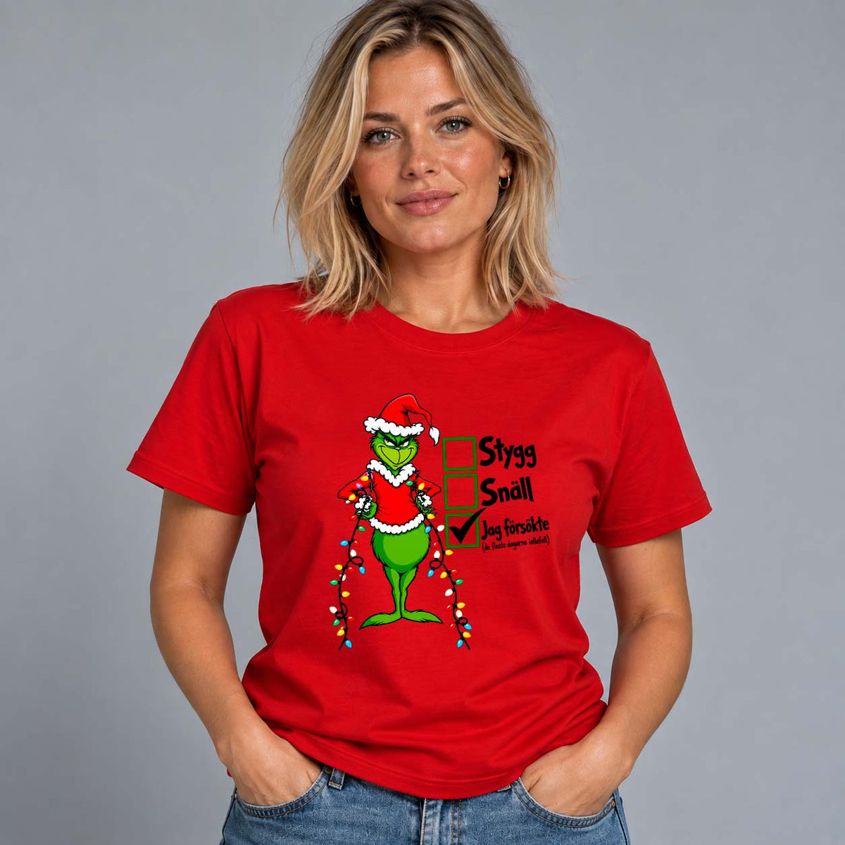 Stygg Snäll Jag Försökte T-shirt