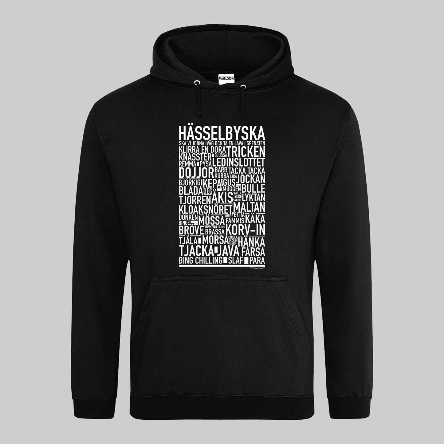 Hässelbyska Dialekt Text Hoodie