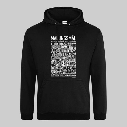 Malungsmål Dialekt Text Hoodie