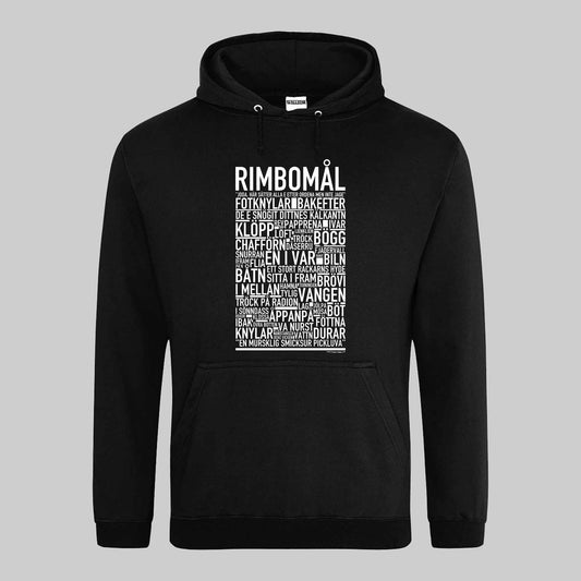 Rimbomål Dialekt Text Hoodie