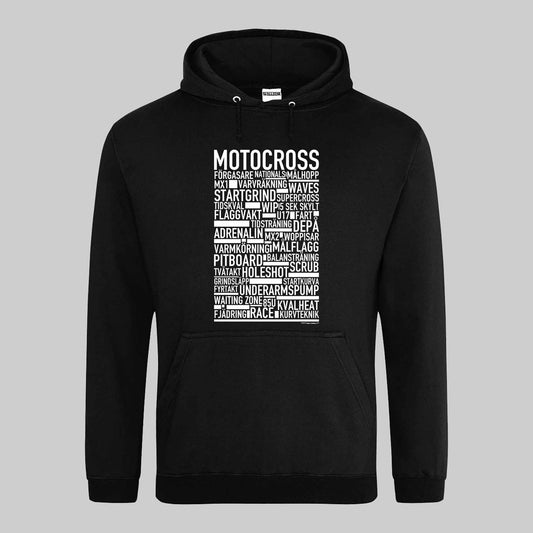 Motocross Text Hoodie