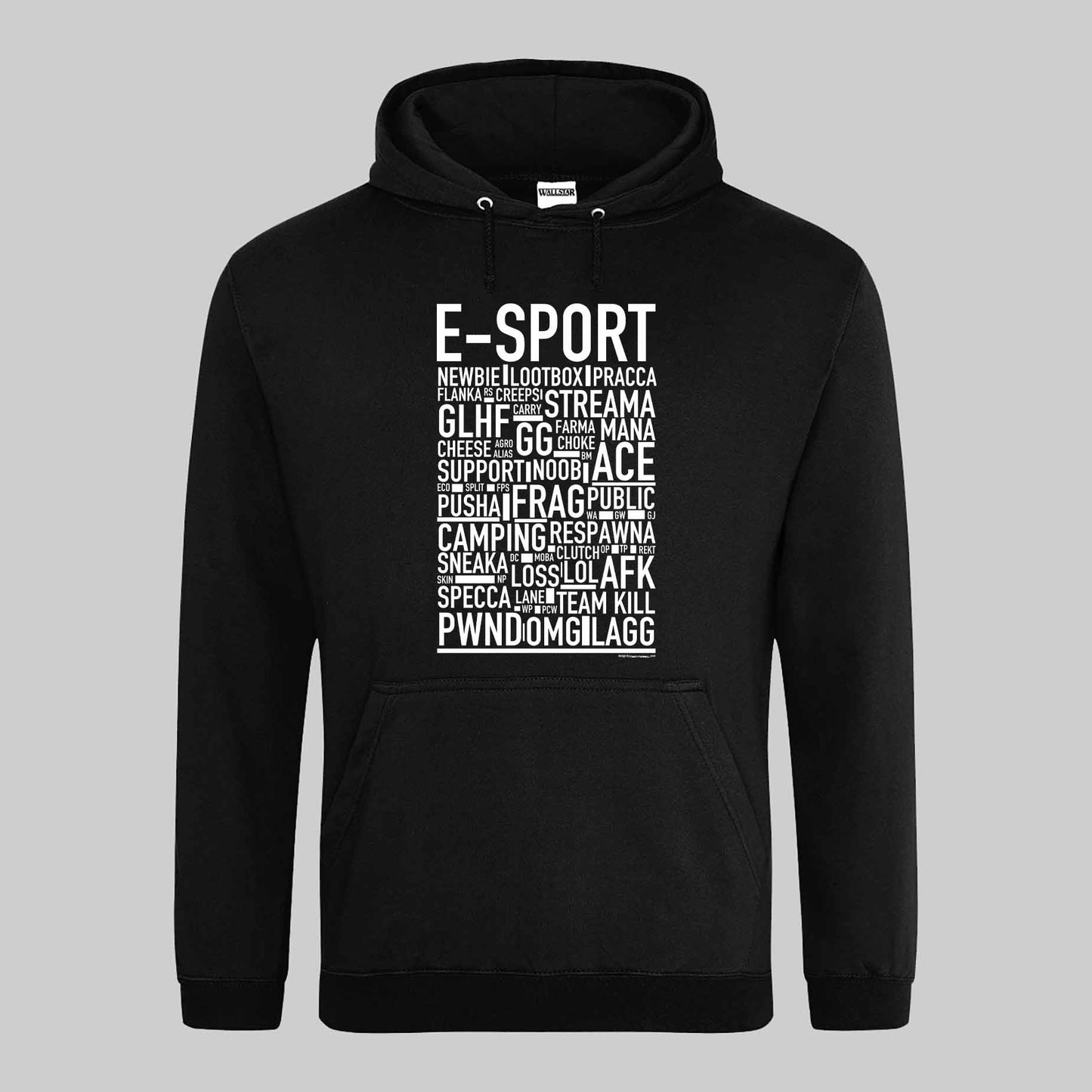 E-Sport Text Hoodie