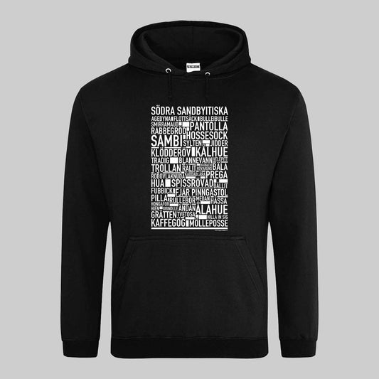 Södra Sandbyitiska Dialekt Text Hoodie