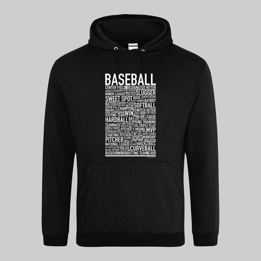 Baseball Text Hoodie