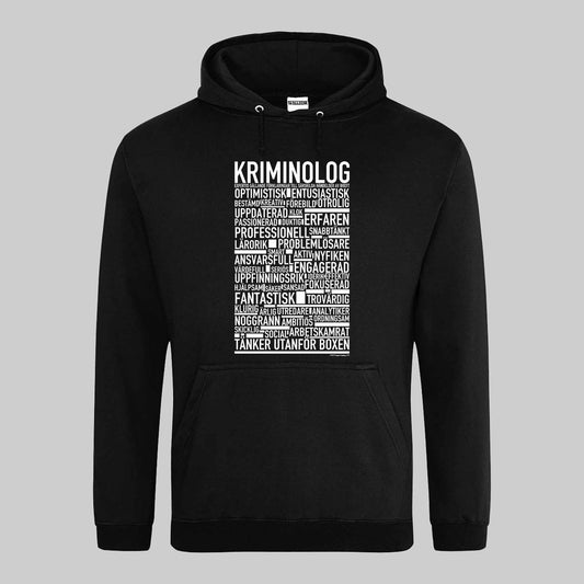 Kriminolog Text Hoodie